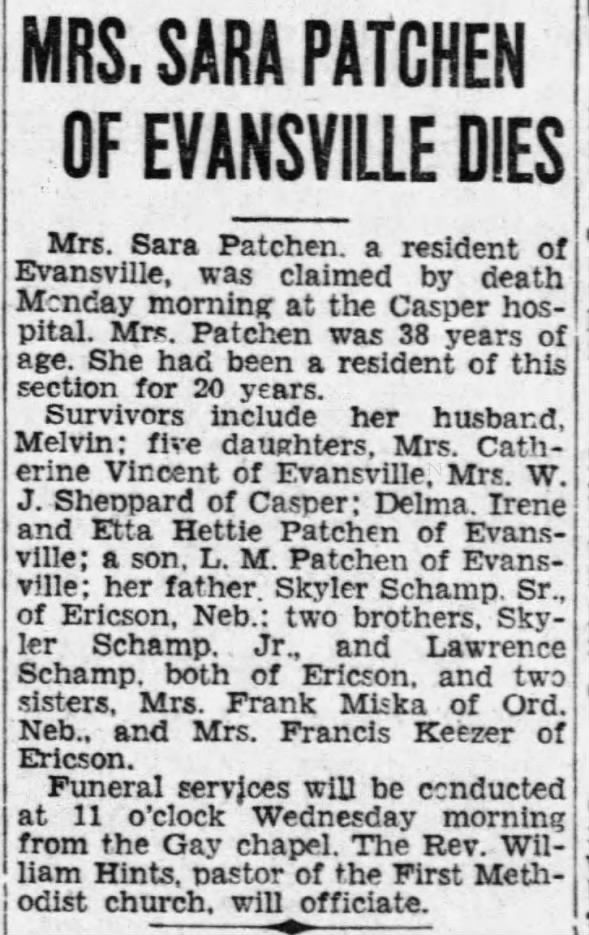 Clipping from Casper Star-Tribune